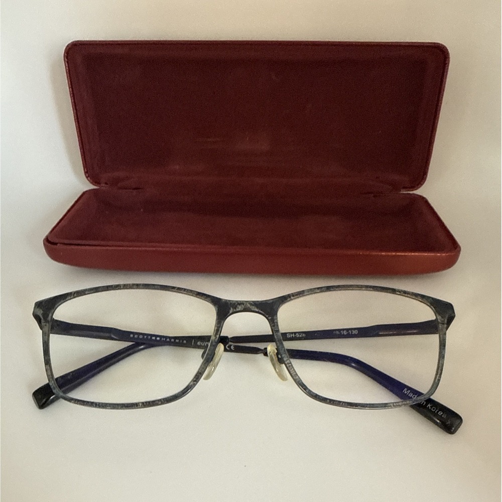 Scott Harris Europa Eyeglasses SH-528 49-16-130  Frames Only & Hard Case